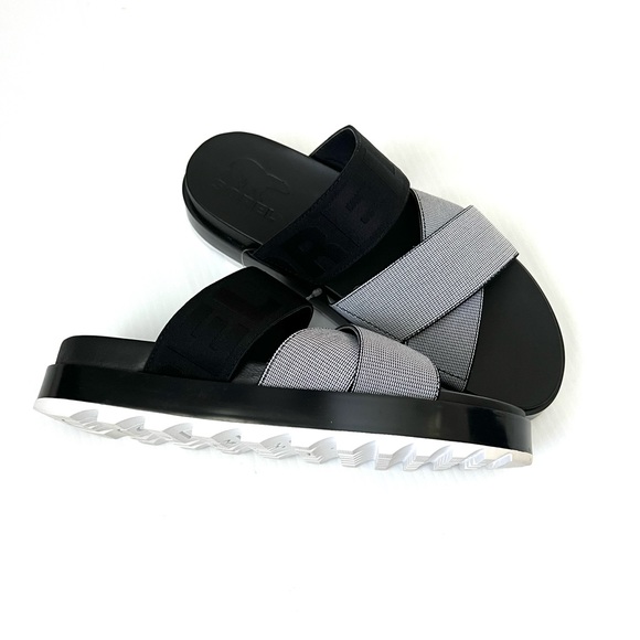 Sorel Black Roaming Slide Sandals - Picture 4 of 9
